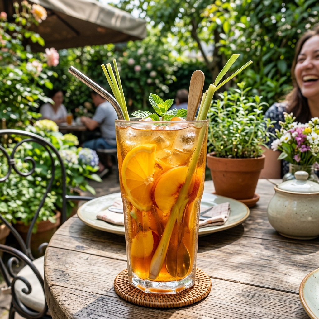 Trà Đào Cam Sả